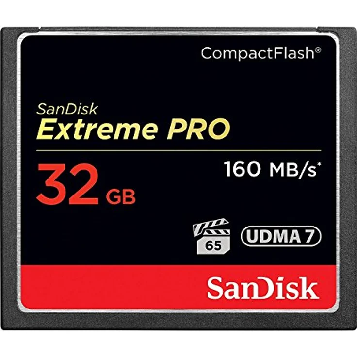 SanDisk Extreme Pro CompactFlash 32GB Speicherkarte (bis zu 160MB-s lesen) – Bild 1