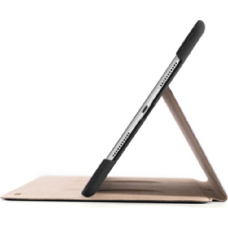 KMP Schutzhülle-Klapphülle iPad Pro 10,5? 10-2018, Air 10,5? 2019 ? schwarz ? Rundumschutz - veganes Kunstleder ? Standfunktion ? Kartenfach