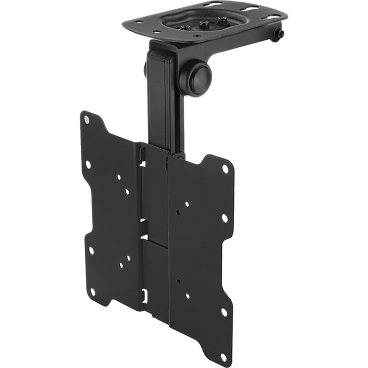 deleyCON Universal TV & Monitor Deckenhalterung - 10'' bis 40'' Zoll (25cm-101cm) - bis 20Kg – Max. VESA 200x200mm – 90° Schwenkbar – TV Decken Halterung