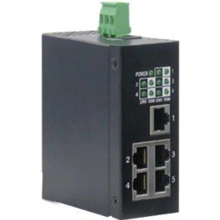 ROLINE 21131155 Industrie Switch 5X RJ-45, unmanaged