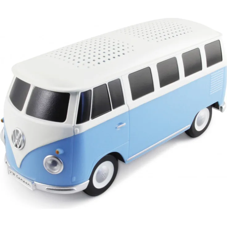 VW Bulli T1 Bluetooth Lautsprecher blau-weiss