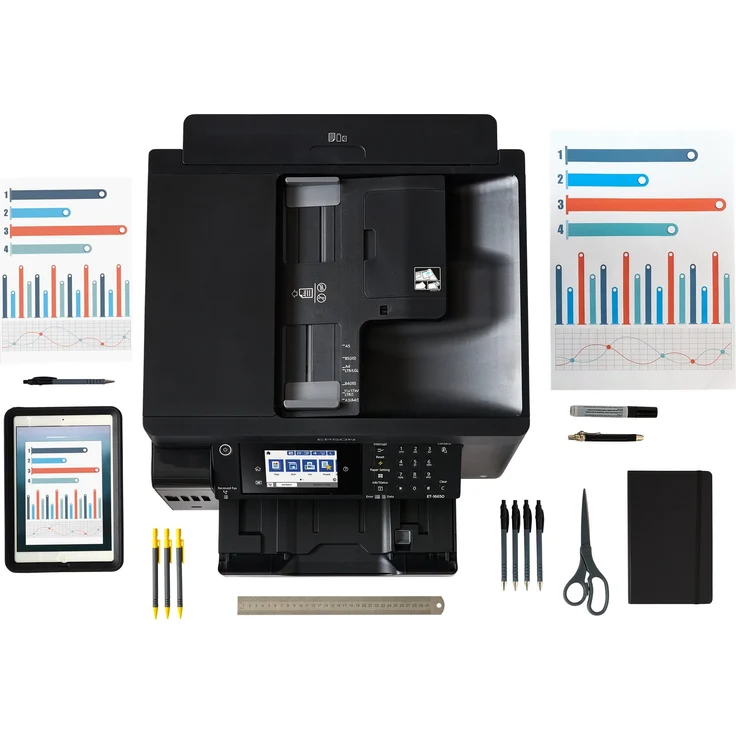Epson EcoTank ET-16650 4-in-1 Tintenstrahl-Multifunktionsgerät (Drucker, Scanner, Kopierer, Fax) Auflösung: 4800 x 2400, USB, LAN, WLAN, Mopria, AirPrint, Cloud Print (C11CH71401) – Bild 3