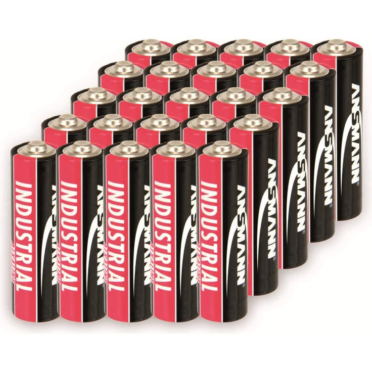 Ansmann Alkaline Batterien AA Industrial 1502-0002 (20 x Mignon AA LR6, 1,5 V, Kapazität: 2.700 mAh) - Preisvergleich – Bild 1
