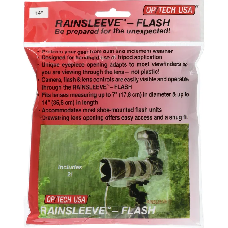 Op-Tech Regenschutz Flash 14-Inch 2 Stück