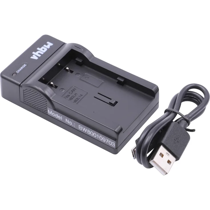 vhbw Micro USB Ladegerät Ladekabel passend für Kamera Canon Legria 25i, DC310, DC320, DC330, DC410, DC411, DC420.