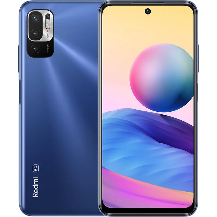 Xiaomi Redmi Note 10 5G Smartphone 16,51cm (6,5 Zoll) LCD-Display, 128GB interner Speicher, 4GB RAM, Dual-SIM, Android, Nighttime Blue – Bild 1