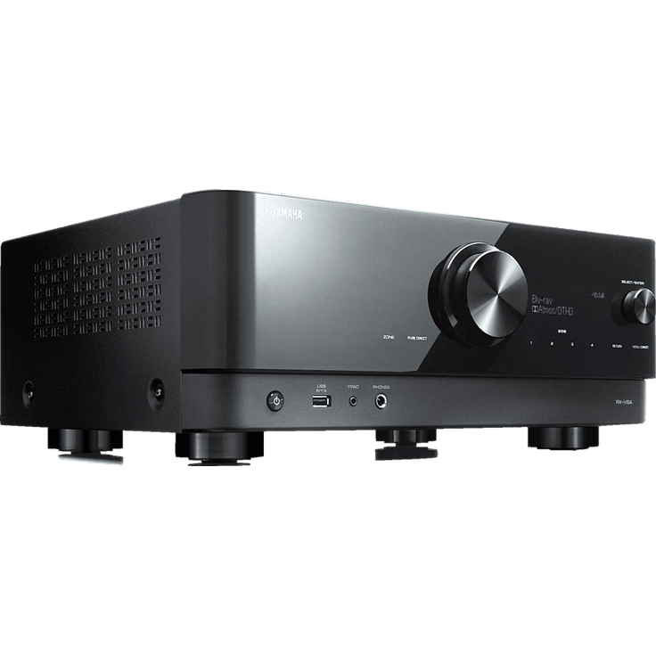 Yamaha RX-V6A 7.2 AV-Receiver mit Bluetooth, WLAN, DAB+, FM (UKW), AM (MW), schwarz – Bild 3
