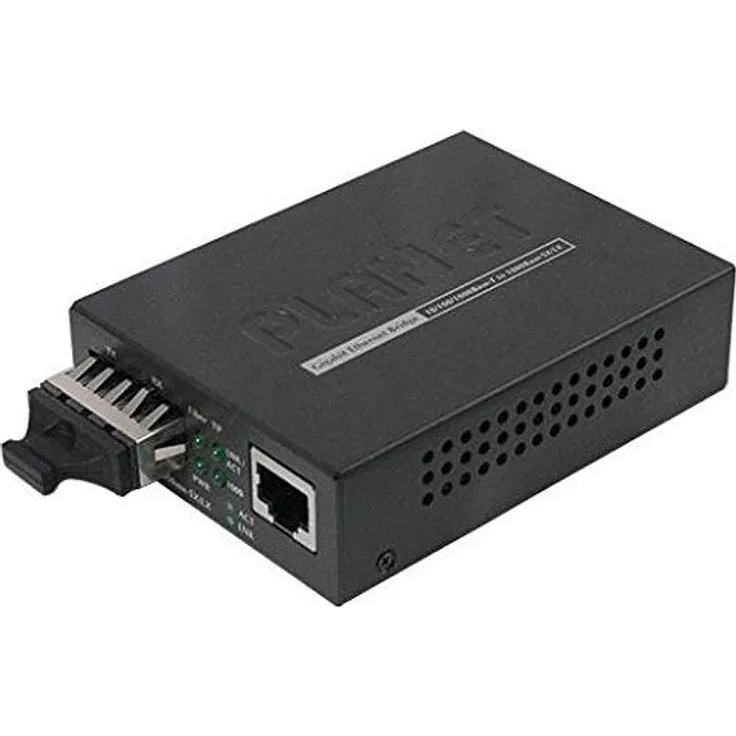 Planet Media Converter Multimode 10-100-1000Base-T zu 1000Base-SX Inkl. Netzteil SC Buchse