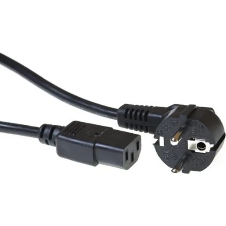 Advanced Cable Technology CEE 7, 7 - C13 - 7.00m 7m CEE7, 7 C13-Koppler Schwarz Stromkabel (AK5126)