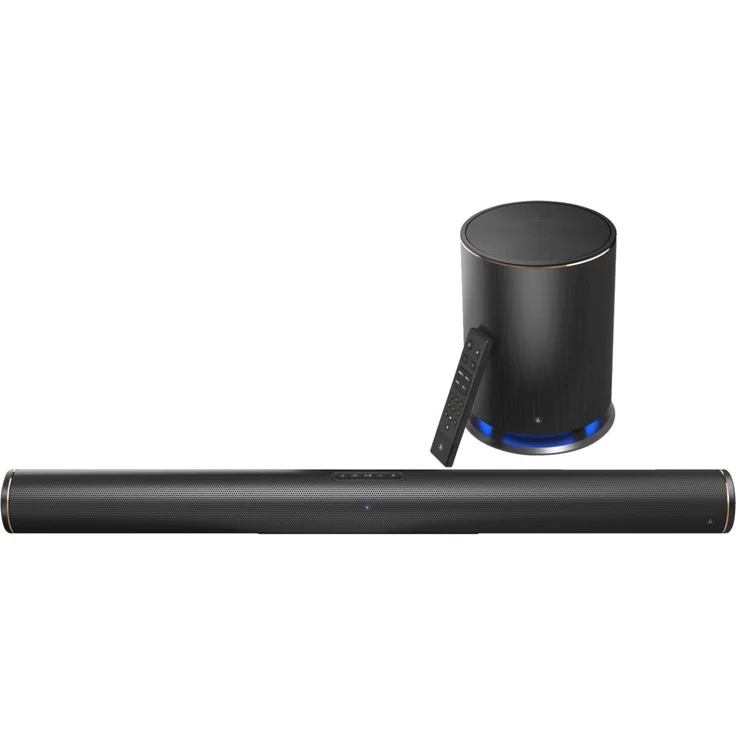 Hama Sirium4000ABT 2.1 Soundbar mit Subwoofer, Amazon Alexa, kabellos/kabelgebunden, geeignet für TV, schwarz (2017) - Preisvergleich – Bild 4