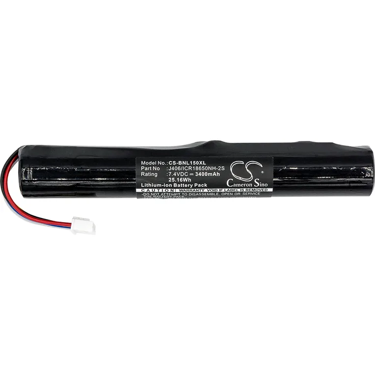 Ersatzakku - CS-BNL150XL - Bang & Olufsen BeoLit 15 / J406/ICR18650NH-2S - 7,4 Volt 3400mAh Li-Ion