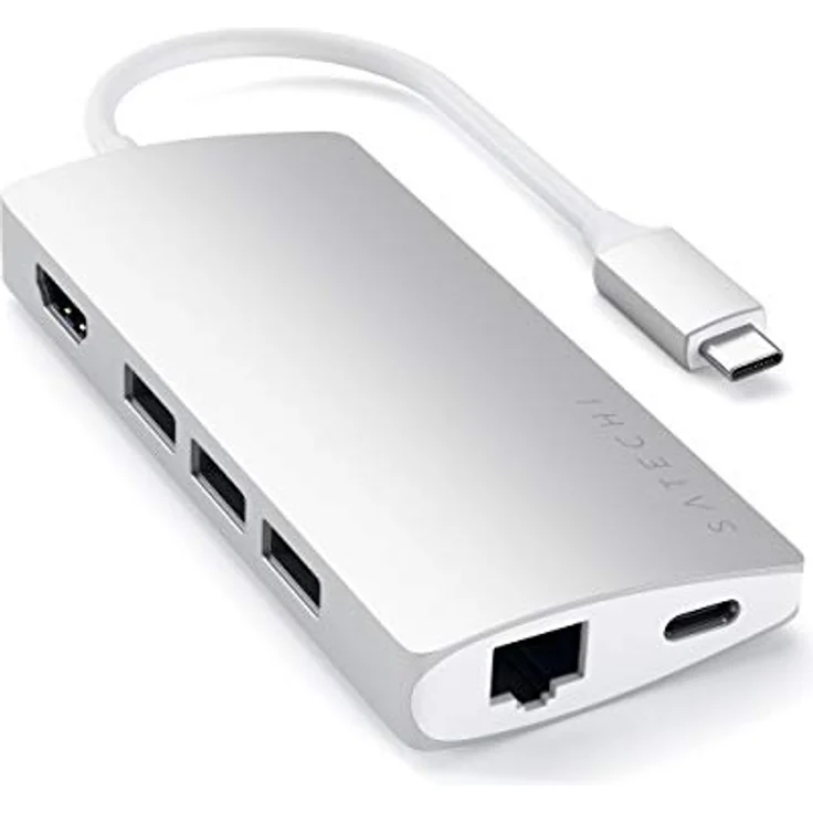 Satechi Type-C Multi-Port Hub 4K Ethernet V2 für Geräte mit USB-C Anschluss - S – Bild 1