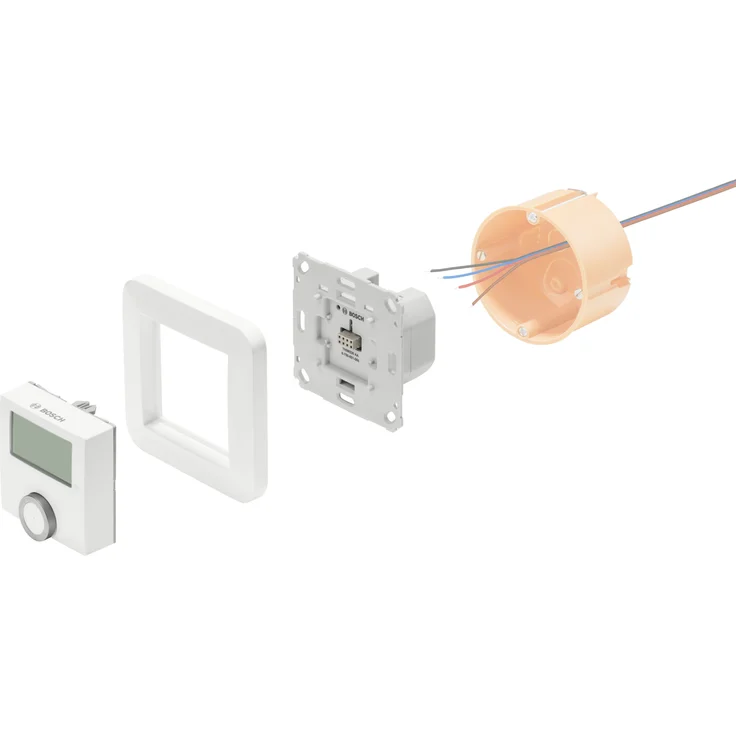 Bosch Smart Home Raumthermostat für Fußbodenheizungen mit kabelgebundener Steuerung, 230 V, kompatibel mit Google Assistant und Alexa, weiß (8750001003) – Bild 4