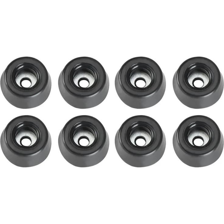 Adam Hall Hardware 4903 M8 AH - 8er Set Gummifuß 20 x 9 mm schwarz im Beutel