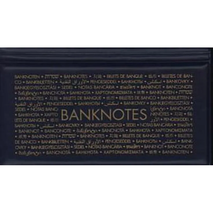 Taschenalbum für Banknoten blau