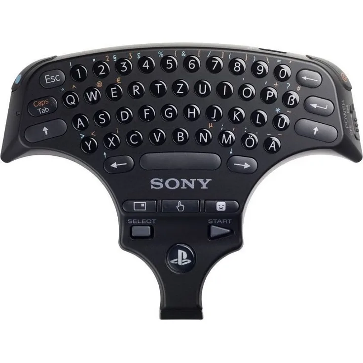 Sony Wireless-Tastatur-Pad Schwarz (9762553) (PS3)