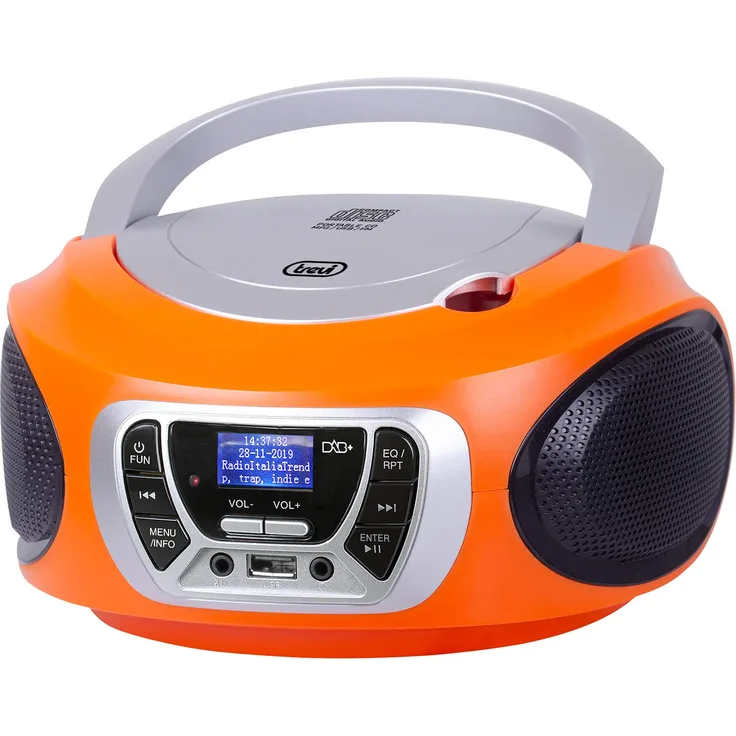 Trevi CMP 510 DAB Stereo tragbar CD BRD Arancio
