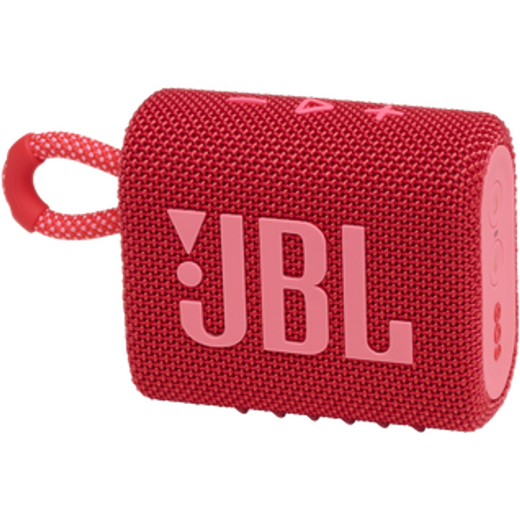 JBL GO 3 Tragbarer wasserdichter Bluetooth-Lautsprecher rot Bluetooth-Lautsprecher, wasserdicht, rot – Bild 1