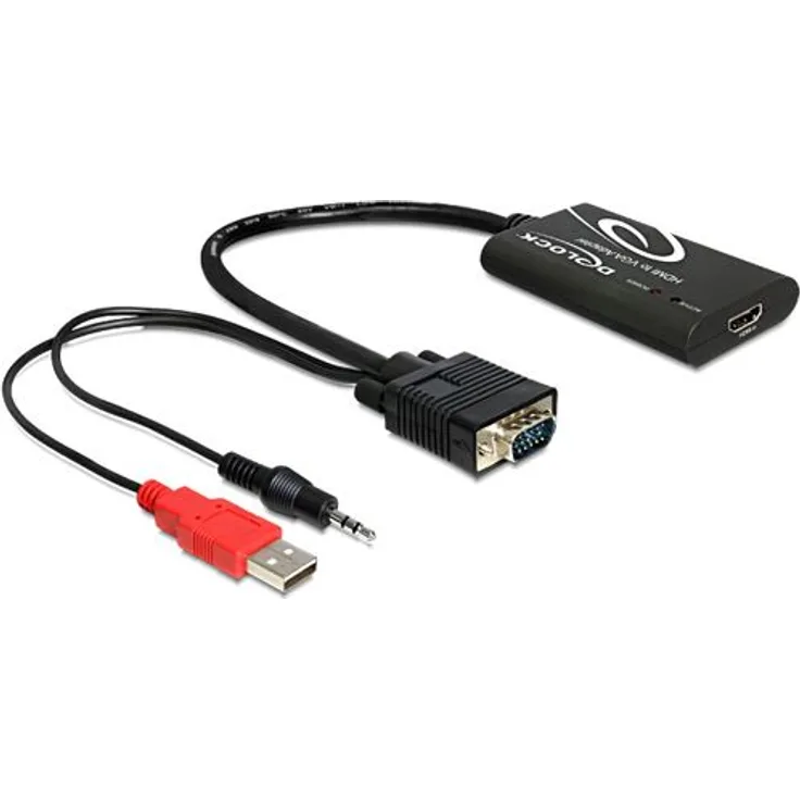 DeLock HDMI zu VGA Adapter mit Audio