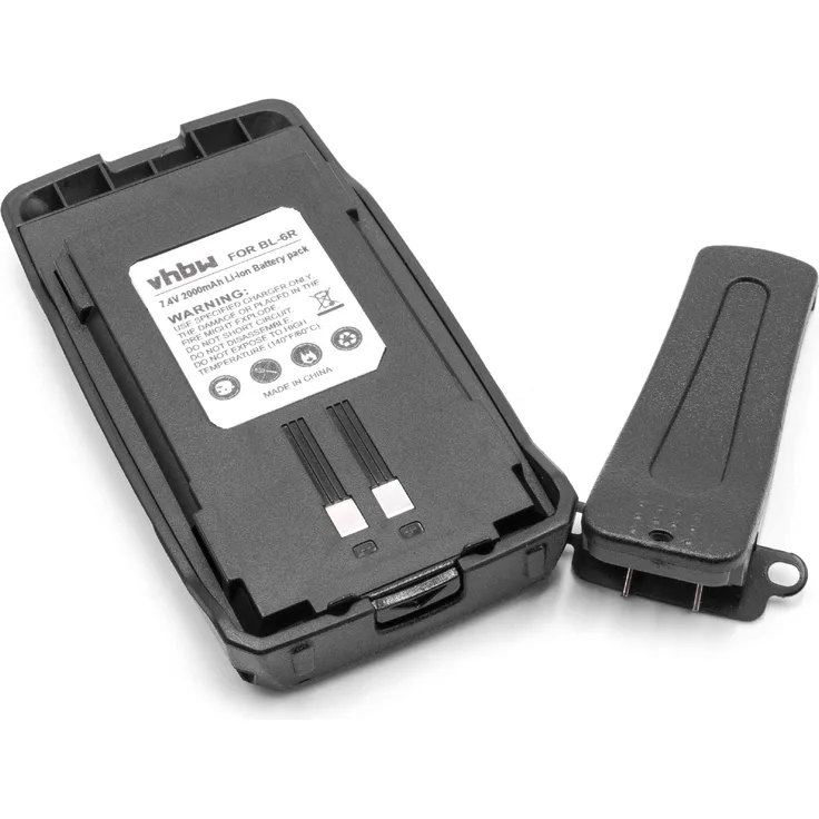 VHBW Akku, geeignet für Funkgerät, Walkie Talkie Baofeng UV-6R 2000 mAh, 7,4 V, Li-Ion