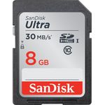 SanDisk Ultra SDHC 8GB Class 10 Speicherkarte (UHS-I, 30MB/s)