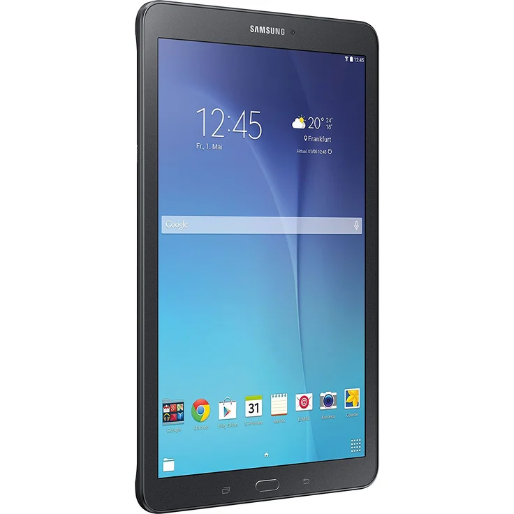 Samsung Galaxy Tab E 9.6 HD-Auflösung 9,6 Zoll, WLAN-Tablet, Quad-Core, 1,5 GB RAM, 8 GB Speicher, Android, Schwarz (SM-T560NZKADBT) – Bild 2