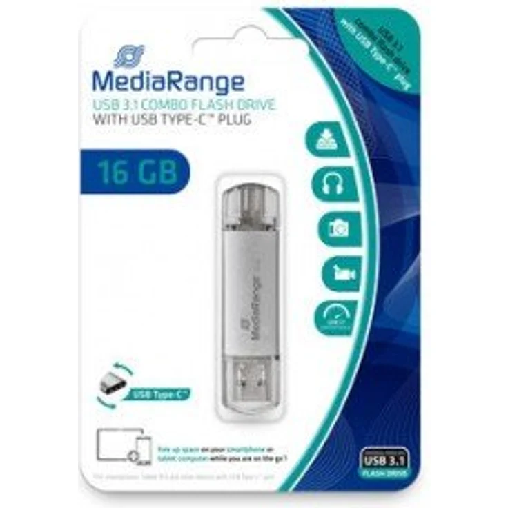 USB-Stick 16 GB USB 3.1 combo mit Type-C - USB-Stick - 16 GB (MR935) – Bild 1