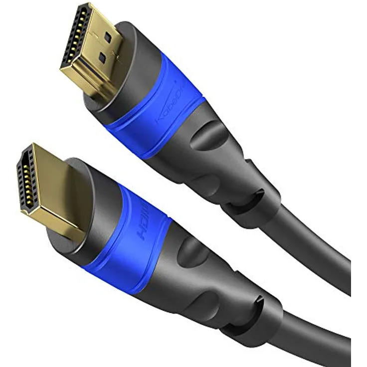 KabelDirekt - 4K HDMI Kabel - 15m - kompatibel mit (HDMI 2.0a-b 2.0, 1.4a, 4K Ultra HD, 3D, Full HD, 1080p, HDR, ARC, Highspeed mit Ethernet, PS4, Xbox, HDTV) - TOP Series
