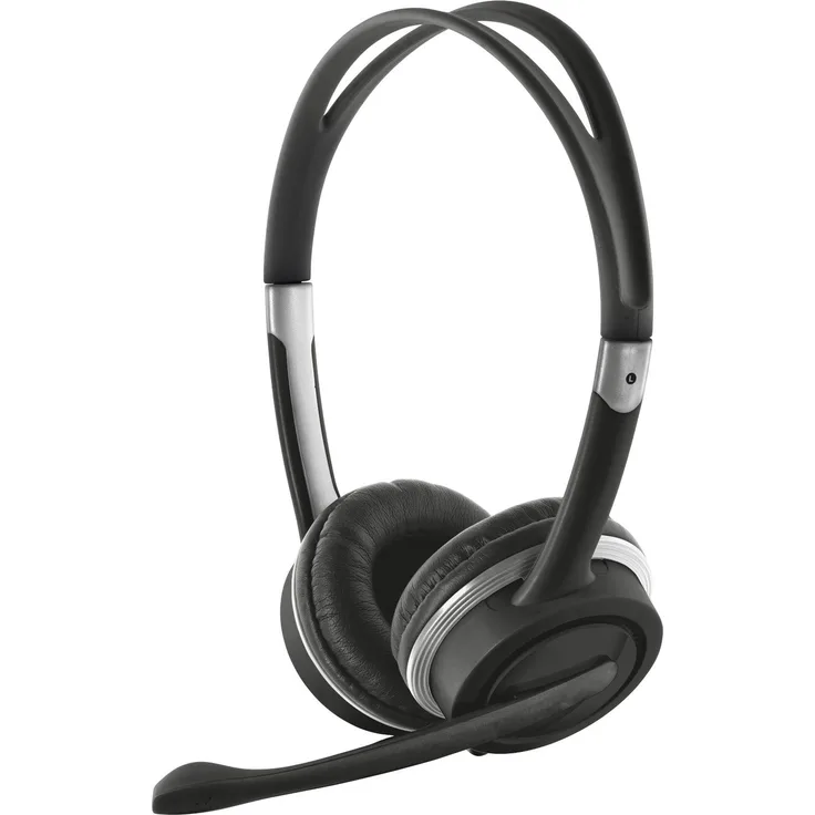Trust Mauro USB Headset, Kopfhörer, Kopfband, binaural, Drehregler, verkabelt, schwarz (17591)