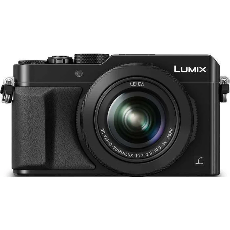 Panasonic LUMIX DMC-LX100EGK Premium Digitalkamera (12,8 Megapixel, 24-75 mm Leica DC Vario Summilux Objektiv, 4K, elektr. Sucher) schwarz – Bild 1