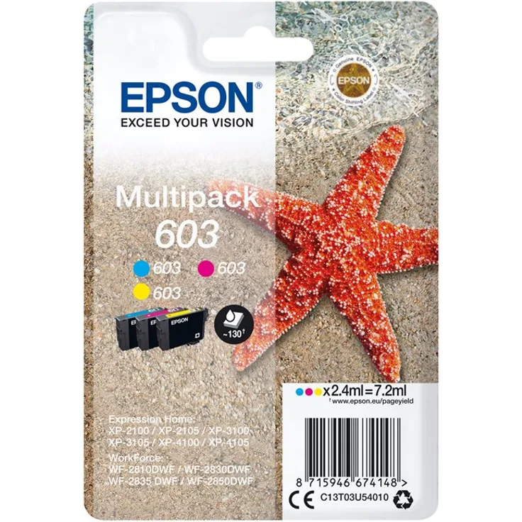 Epson C13T03U54010 passend für Xp2100 Tinte Color Nr.603 7, 2ml