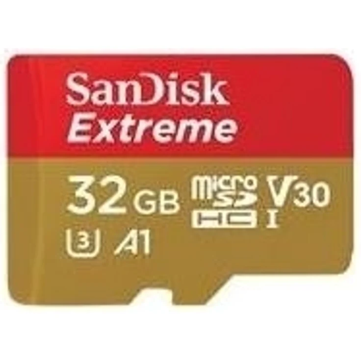 SanDisk Extreme microSDHC 2 x 32 GB UHS-I Speed Class 3. Bis zu 100 MB-s, 60 MB-S schreiben, Class 10 Speicherkarte mit SD Adapter – Bild 1