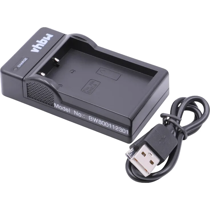 vhbw Micro USB Ladegerät Ladekabel passend für Kamera Nikon D3000, D40, D40x, D5000, D60