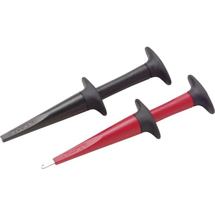 Fluke AC280 Sicherheits-Abgreifklemmen-Set Buchse 4mm CAT IV 600 V, CAT III 1000V Rot, Schwarz