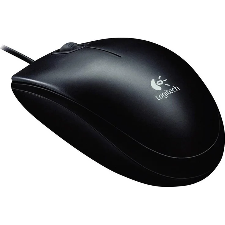 Logitech B100 Optical Mouse Black, USB (910-003357) – Bild 2