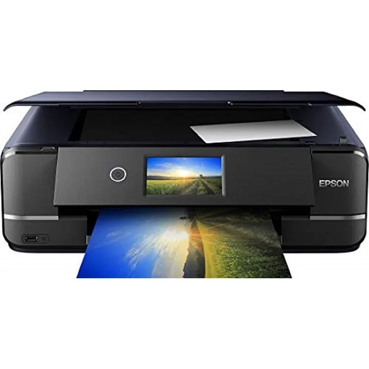 Epson Expression Photo XP-970 (3-in-1) Multifunktionsdrucker - (Tintenstrahl) Farbe, Druckgeschwindigkeit: 8,5 s/w, 8 Farbe, Auflösung: 5760 x 1440, USB, LAN, WLAN, AirPrint, Mobile Print, Cloud Print, Wi-Fi Direct (C11CH45402)