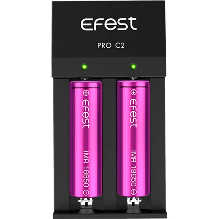 Efest - PRO C2 Smart Charger - Ladegerät für 2x Li-Ion Zellen