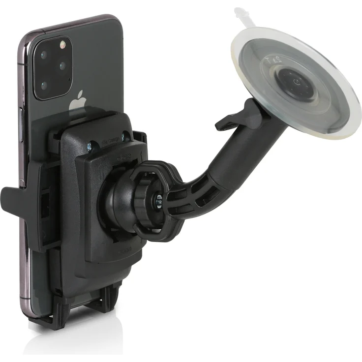 Wicked Chili Auto Halterung mit Kugelgelenk kompatibel mit Apple iPhone SE 2020, 11 Pro, XS, X, 8, 7, 6 Apple KFZ Handy Autohalterung Smartphone Scheibe (Made in Germany, Hülle & Case Friendly) – Bild 4
