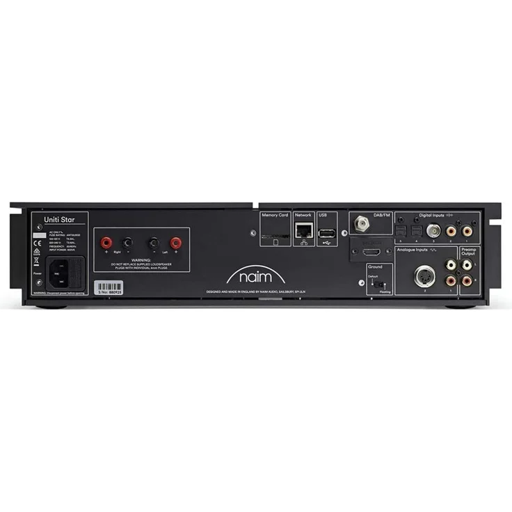 Naim Audio Uniti STAR 2.0 AV-Receiver mit Bluetooth, WLAN, Internetradio, FM (UKW), AM (MW), DAB, schwarz – Bild 2
