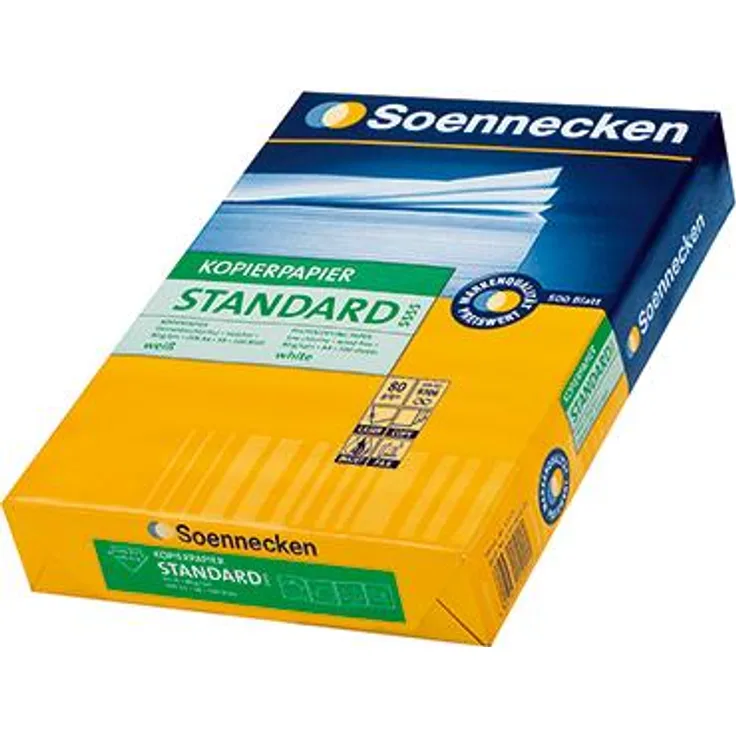 Soennecken Kopierpapier Standard 5555 DIN A4 80g weiß 500 Bl./Pack. (5555)
