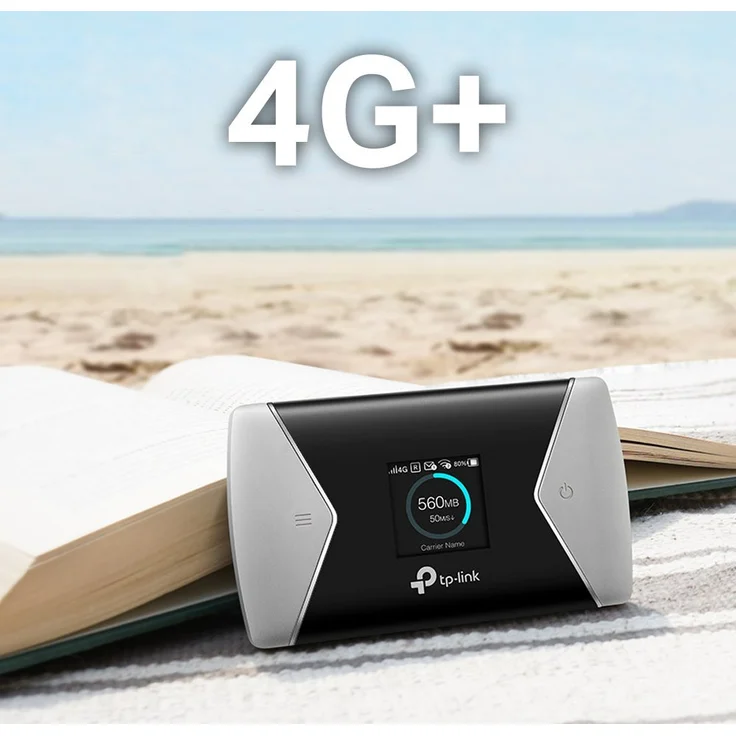 TP-Link M7650 mobiler WLAN Router (4G-LTE bis zu 600Mbit-s Download- 50Mbit-s Upload, Hotspot, Cat11, 3000mAh Akku, LCD Display, kompatibel mit allen europäischen SIM Karten) schwarz-silber – Bild 5