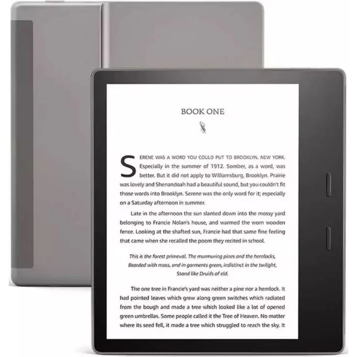 Amazon Der neue Kindle Oasis (2019) Grafit WLAN 32GB Grau (B07L5GK1KY) – Bild 1