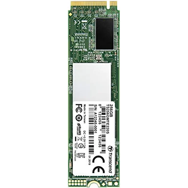 Transcend 220S - Solid-State-Disk - 256 GB - intern - M.2 2280 - PCI Express 3.0 x4 (NVMe) (TS256GMTE220S) – Bild 1