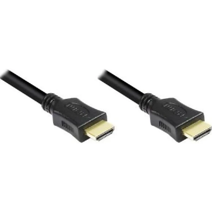 High-Speed-HDMI-Kabel mit Ethernet, vergoldete Stecker, 0,5m, Good Connections