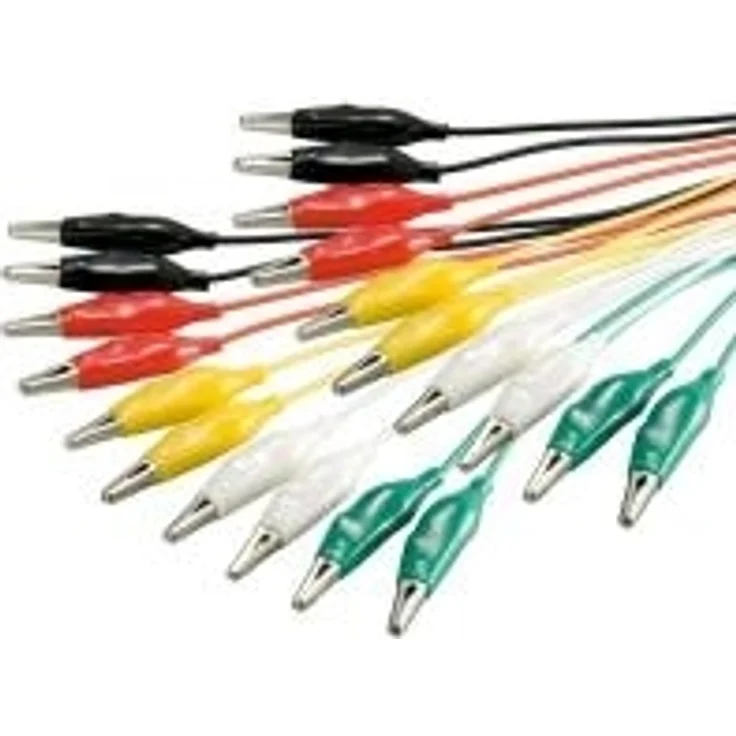 Goobay 11426 Prüfschnur, 0,48 m Schwarz, Grün, Rot, Weiß, Gelb - Preisvergleich – Bild 1