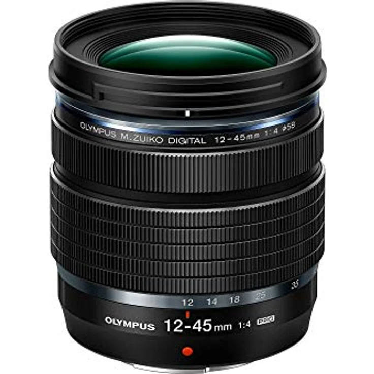 Olympus M.Zuiko DIGITAL ED 12-45mm F4.0 PRO Objektiv, Standard Zoom, Passend für alle MFT Kameras (Olympus OM-D & Pen Modelle, Panasonic G-Serie), Schwarz – Bild 1