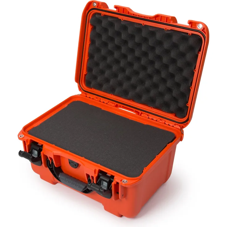 Nanuk 918 Medium Waterproof Hard Case with Foam Insert 16.9'' x 12.9'' x 9.3'' - Orange