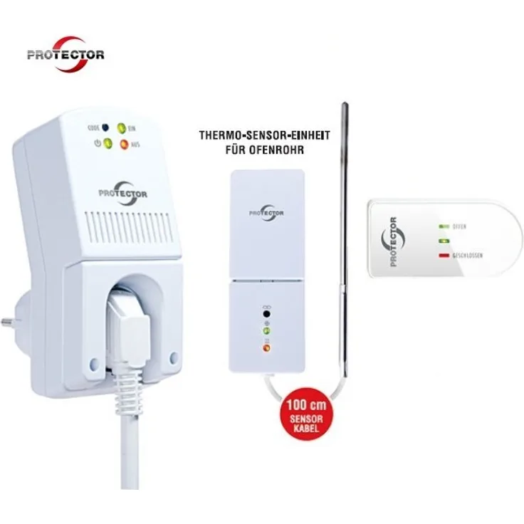 PROTECTOR AS 5030.3 Funk Abluftsteuerung THERMO mit 2 Funksendern