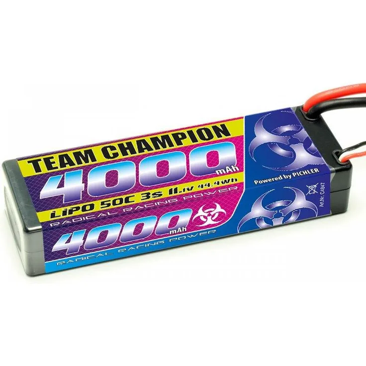 LiPo Akku Team Champion 4000mAh - 11,1V | 55C | Deans T-Plug