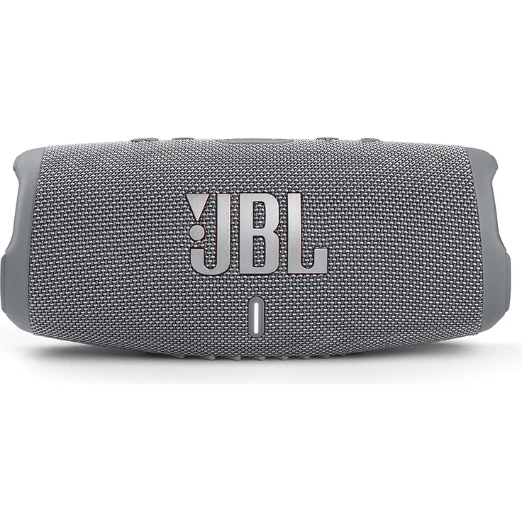 JBL Charge 5 Bluetooth-Lautsprecher mit 20 Stunden Akkulaufzeit, Powerbank, PartyBoost, wasserfest grau – Bild 3